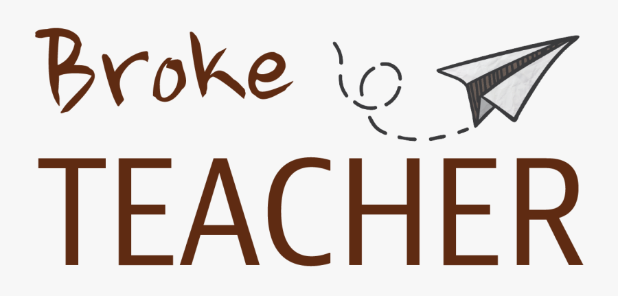 Broke Teacher - Calligraphy, Transparent Clipart