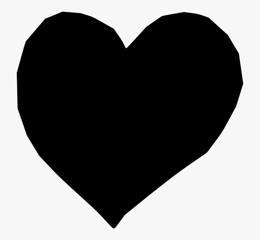 Heart,silhouette,organ - Heart Svg, Transparent Clipart