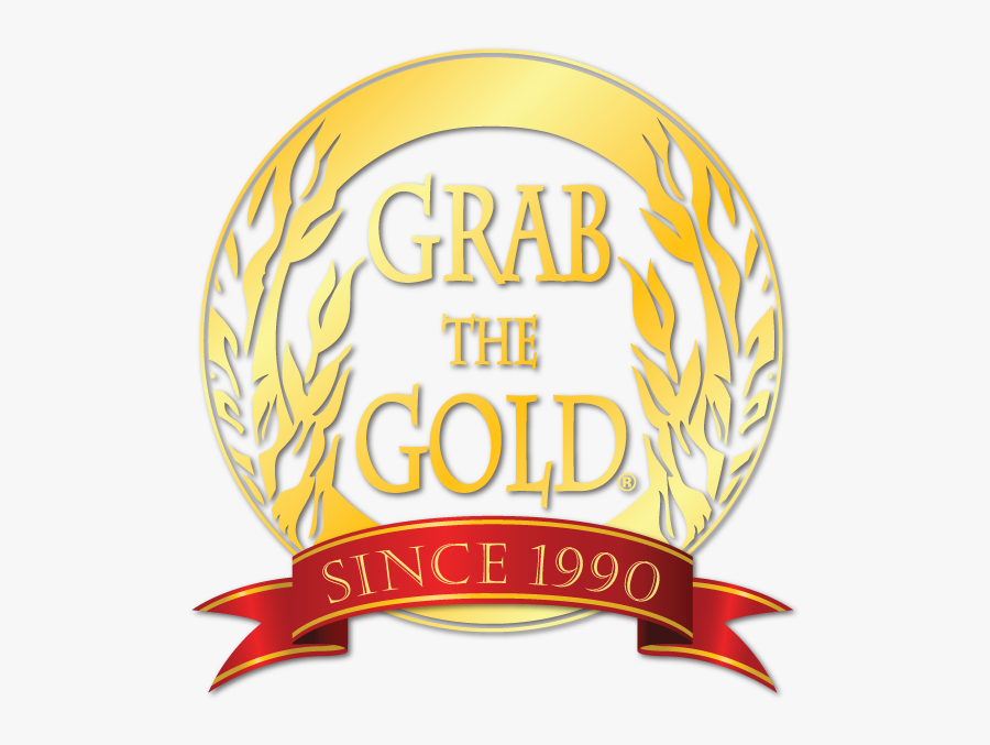 Grab The Gold Logo, Transparent Clipart