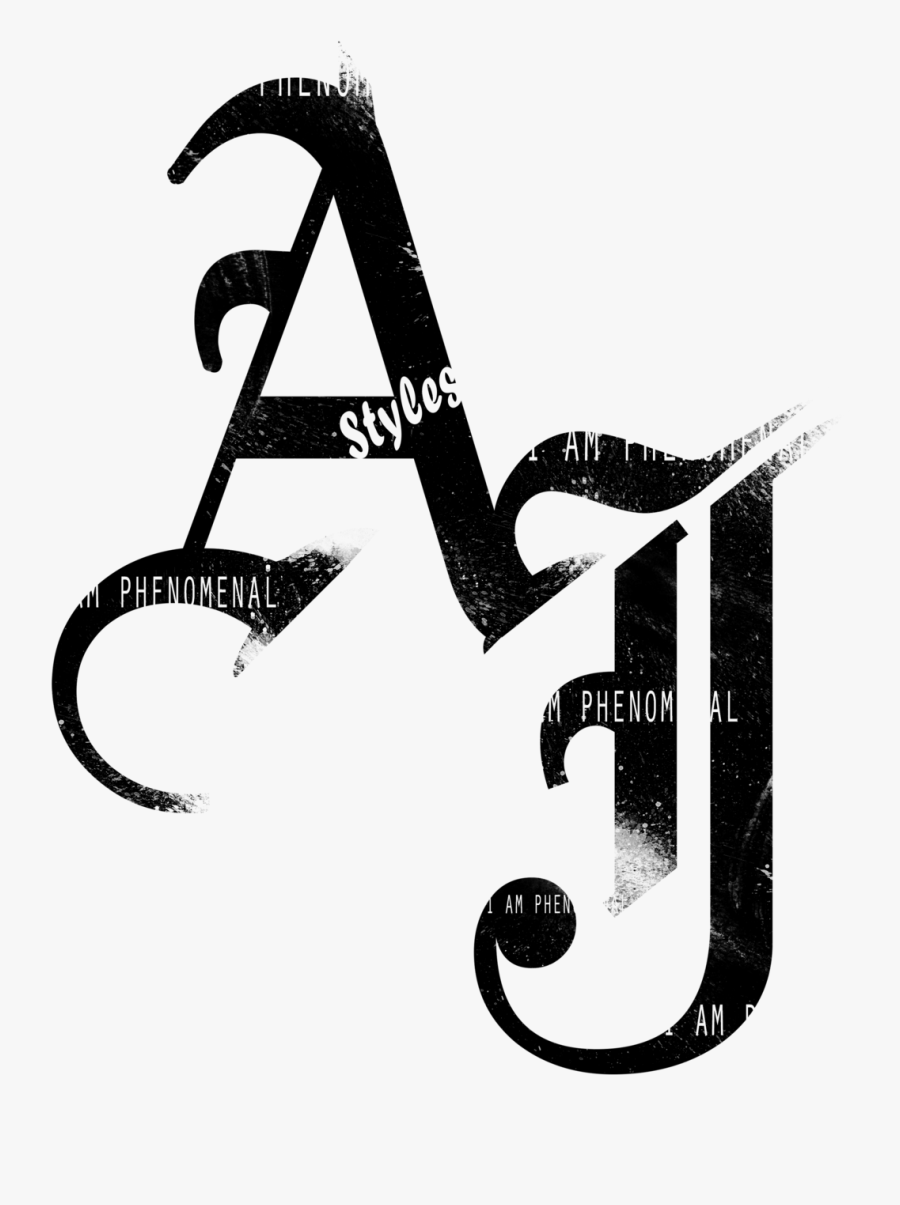Clip Art Aj Styles 2016 Black Logo Png By Ambriegnsasylum16, Transparent Clipart
