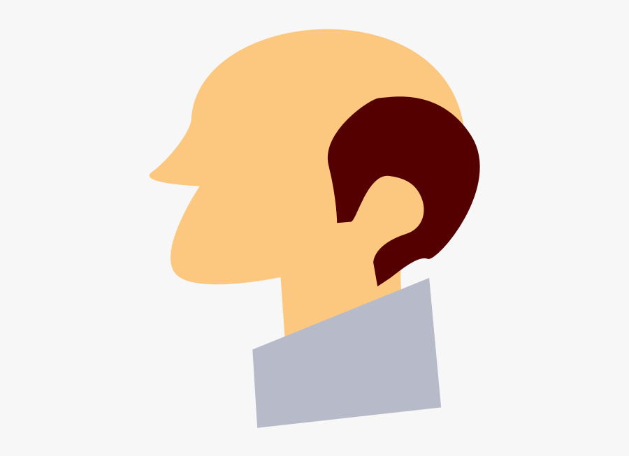 Bald Man Icon, Transparent Clipart