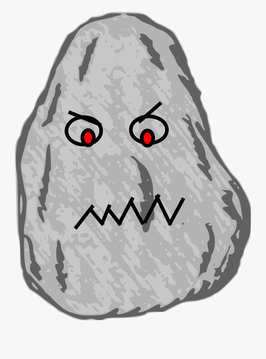 Cartoon Rock Clipart, Transparent Clipart