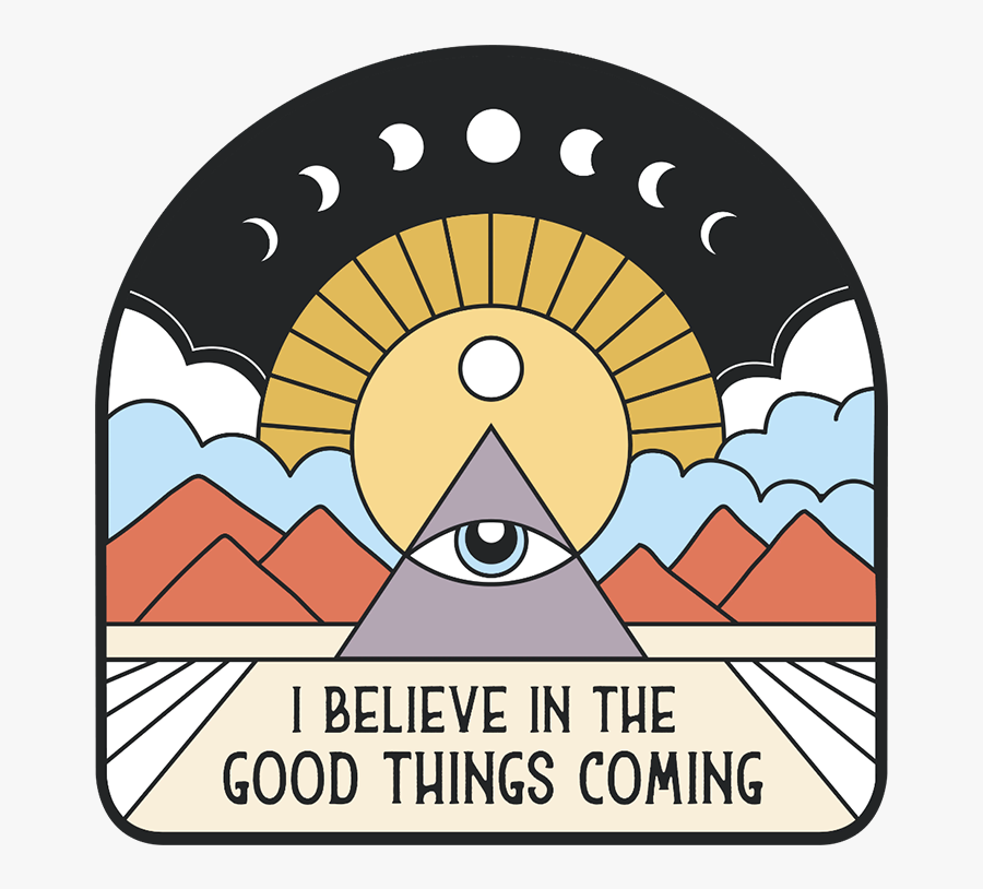 All Seeing Eye Sticker - Circle, Transparent Clipart