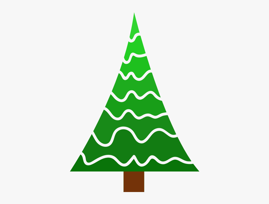 Evergreen,pine Family,colorado Spruce - Stylised Christmas Trees, Transparent Clipart