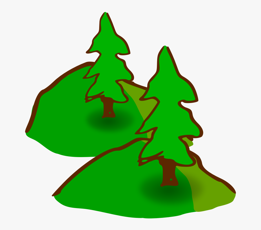 Clipart - Evergreen Hills - Clipart Pohon Jungle Png, Transparent Clipart