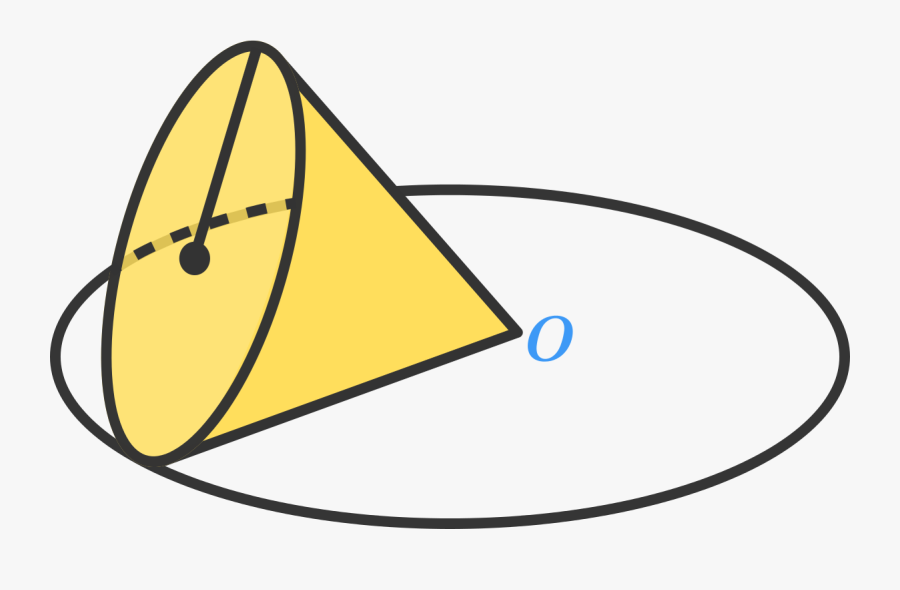 In The Picture Above, A Cone With Radius 6cm Rolled - Ins Vindhyagiri, Transparent Clipart