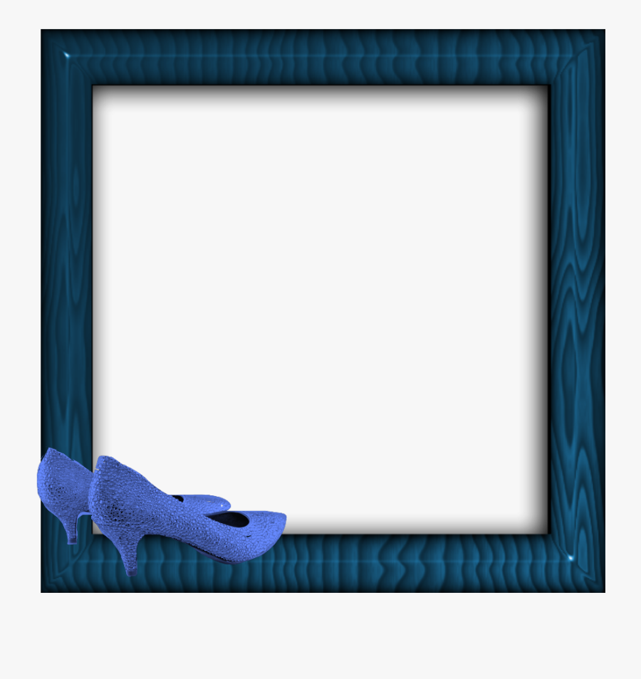 #mq #blue #shoes #frame #frames #border #borders - Picture Frame, Transparent Clipart