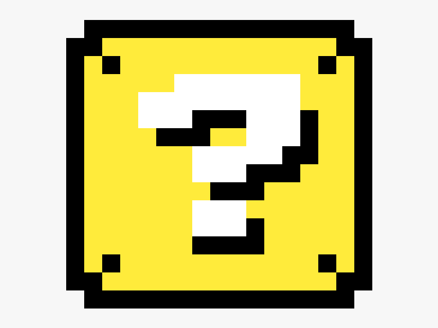 Bloc Pixel Art Mario, Transparent Clipart