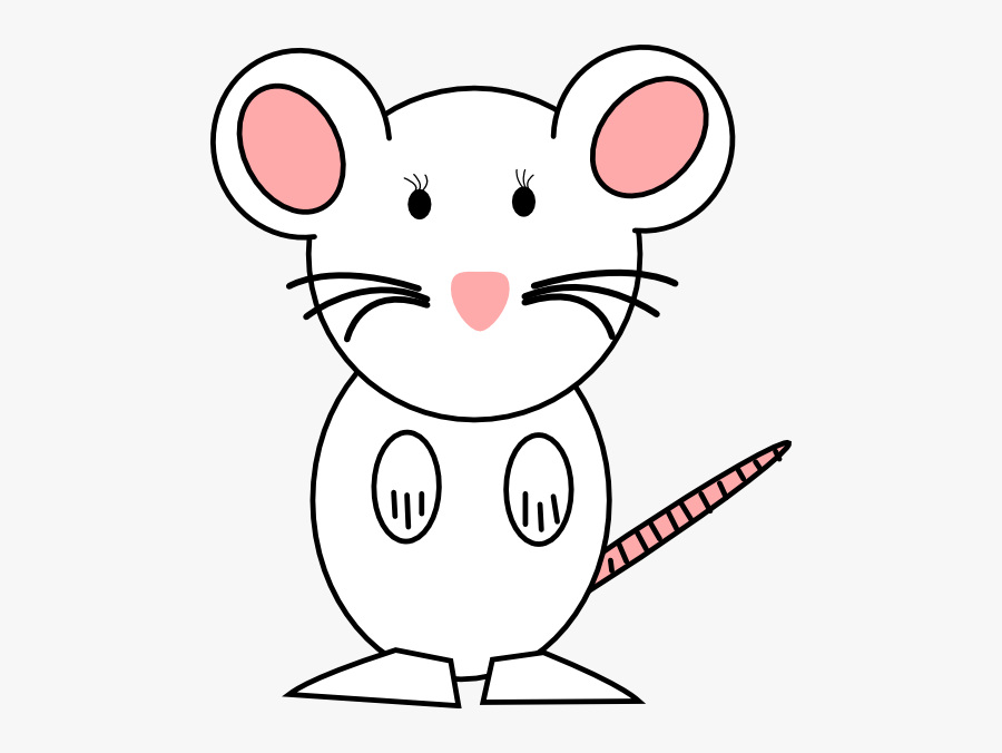 Mouse Pink Girl Svg Clip Arts - Clip Art, Transparent Clipart