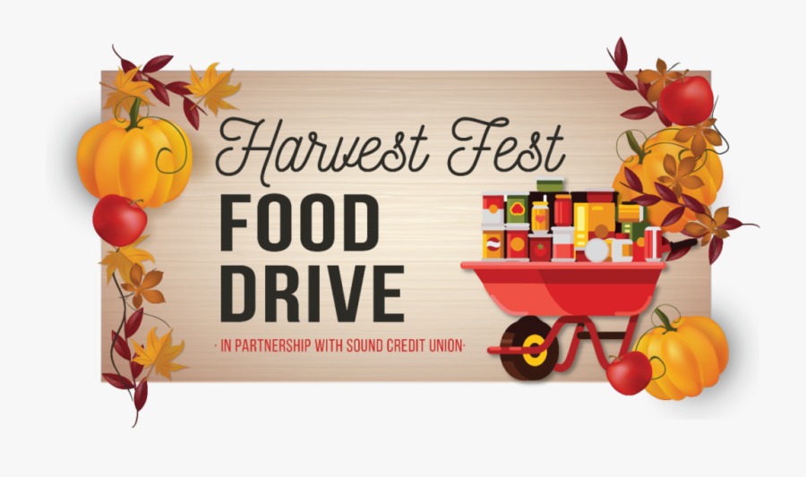 Harvest Fest Food Drive Graphic - Rose, Transparent Clipart