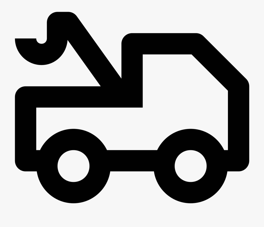 Tow Truck Icon, Transparent Clipart