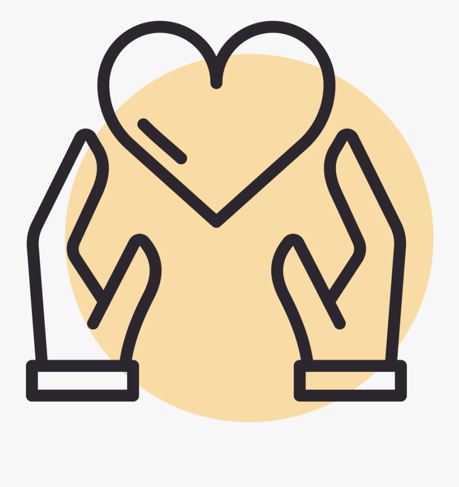 Blurb - Safe Human Heart, Transparent Clipart