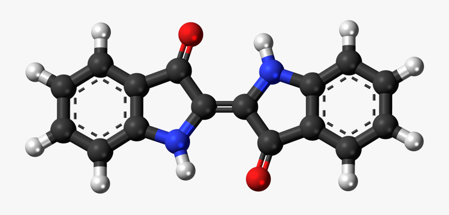 Collection Of Free Indoxyl - Serotonin Ball And Stick Model, Transparent Clipart