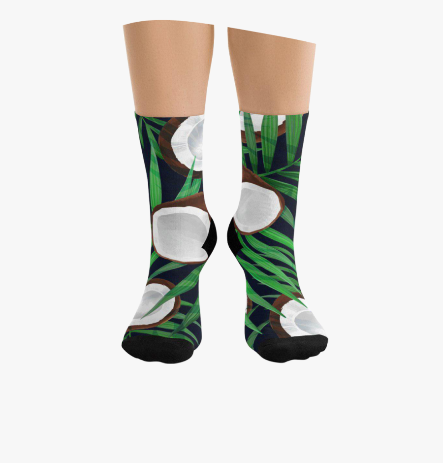 Custom Dtg Socks - Hockey Sock, Transparent Clipart