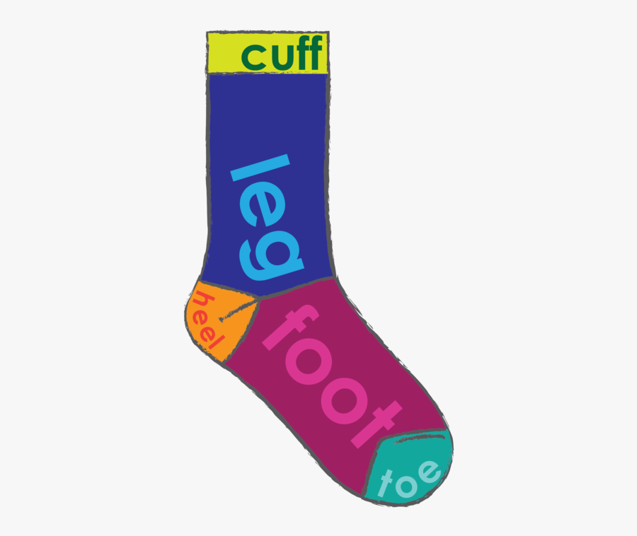 Silly Socks Clip Art, Transparent Clipart