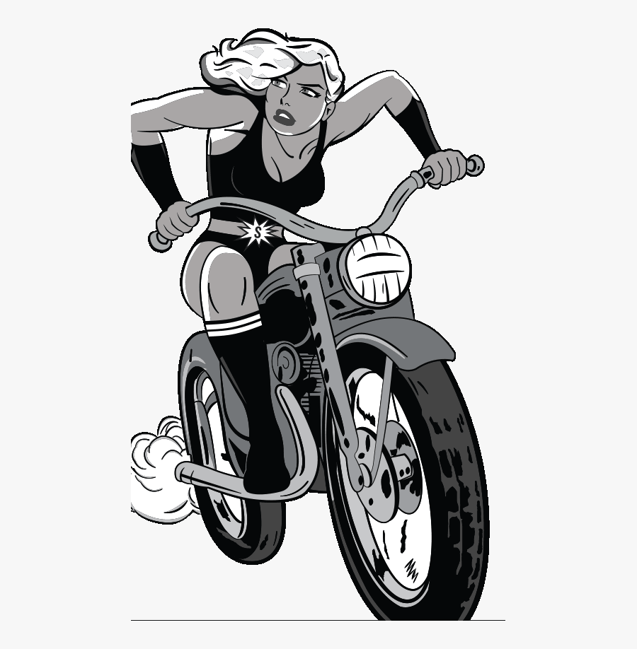 Moto Sitm Woman Motorcycle Free Transparent Clipart Clipartkey