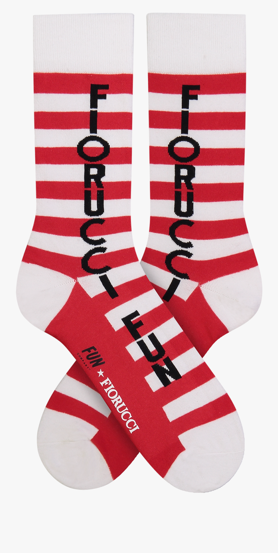 Fun X Fiorucci Unisex Stripe Crew - Sock, Transparent Clipart