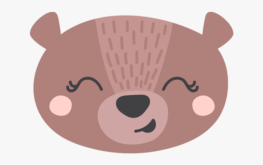 Doodle Bear Cute, Transparent Clipart