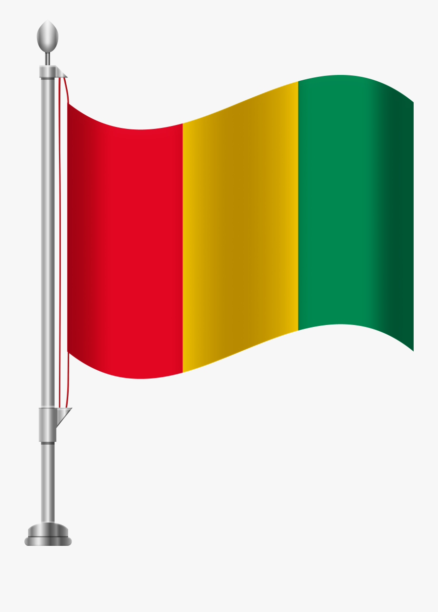 Flag Clip Art Best - Guinea Flag Transparent Background, Transparent Clipart
