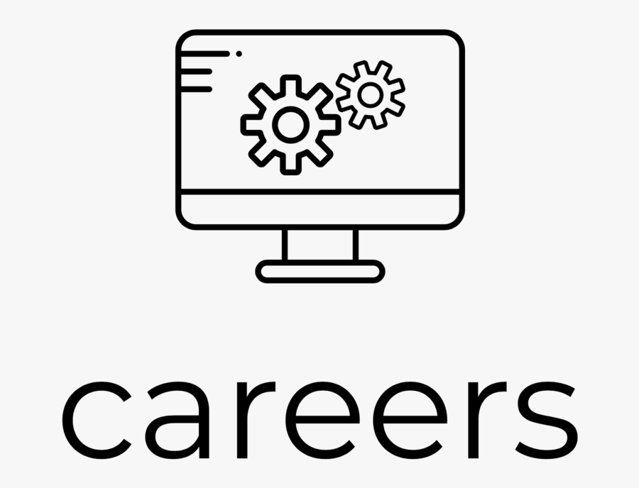 Careers Logo Black - Line Art, Transparent Clipart