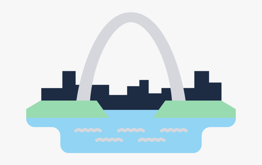 Gateway Arch, Transparent Clipart