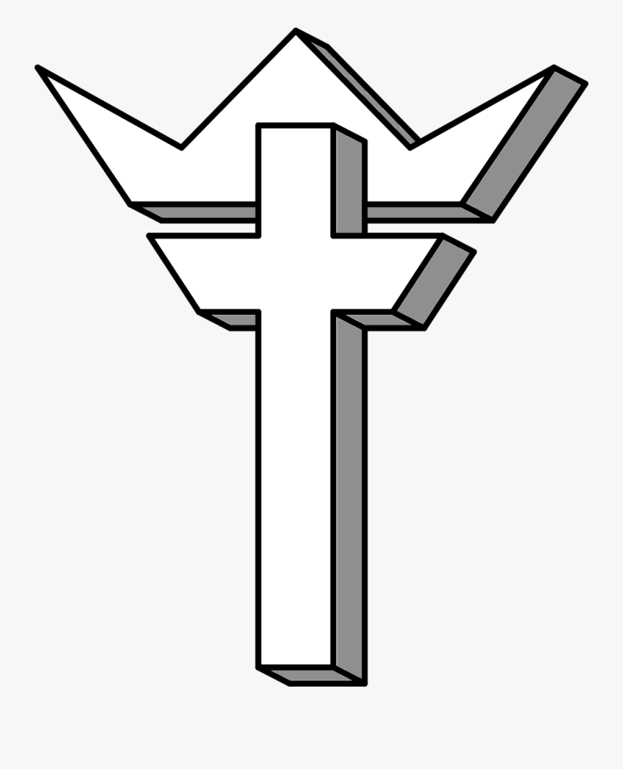 3dlogocoloredin - Cross, Transparent Clipart