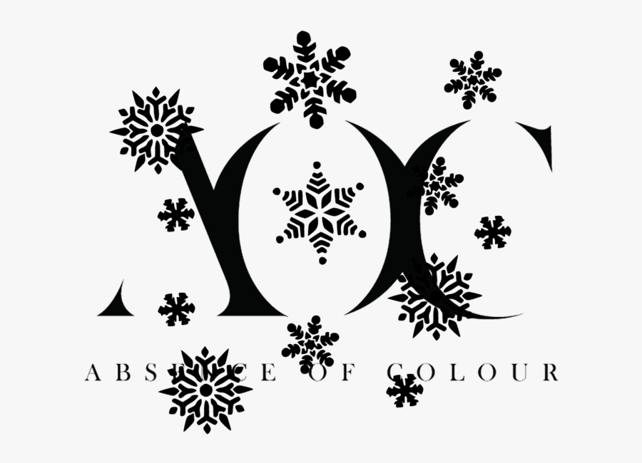 Absence Of Colour Uk - Snowflakes Clipart Black And White, Transparent Clipart