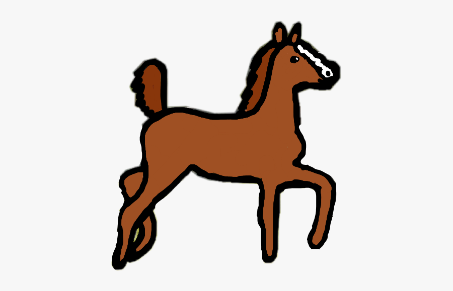 #horse #horses #foal #foals #spring #hop #bounce #brown, Transparent Clipart