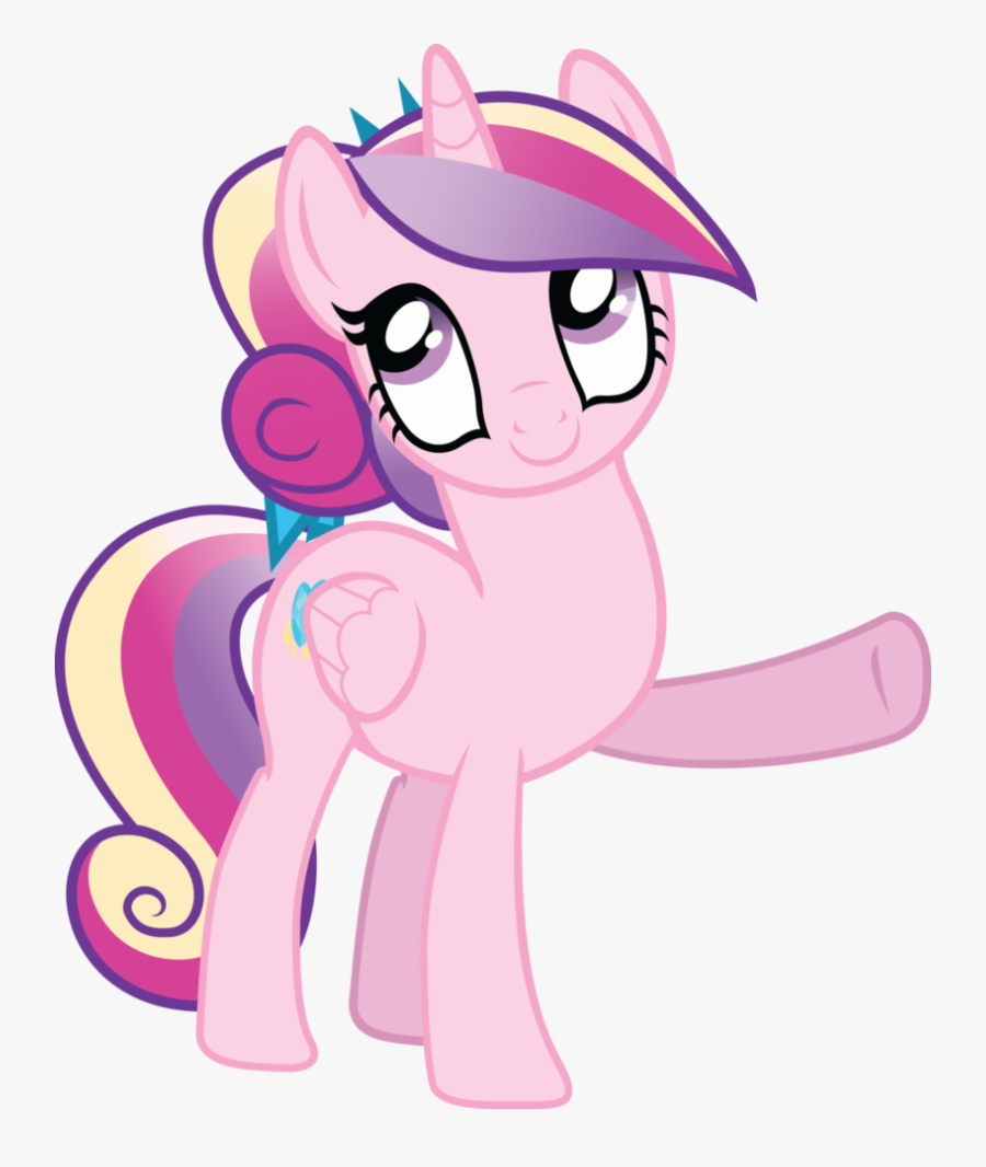 Cadance And Shining Armor Foal Is Flurry Heart - Mlp Princess Cadence As A Filly, Transparent Clipart