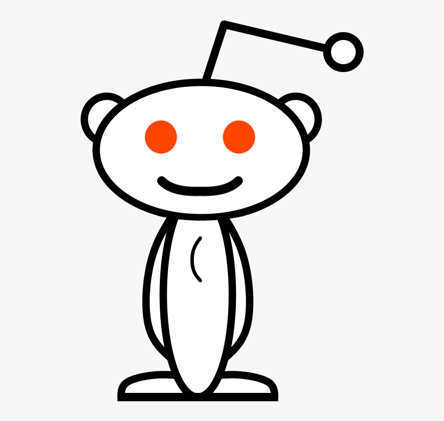 Reddit Alien, Transparent Clipart