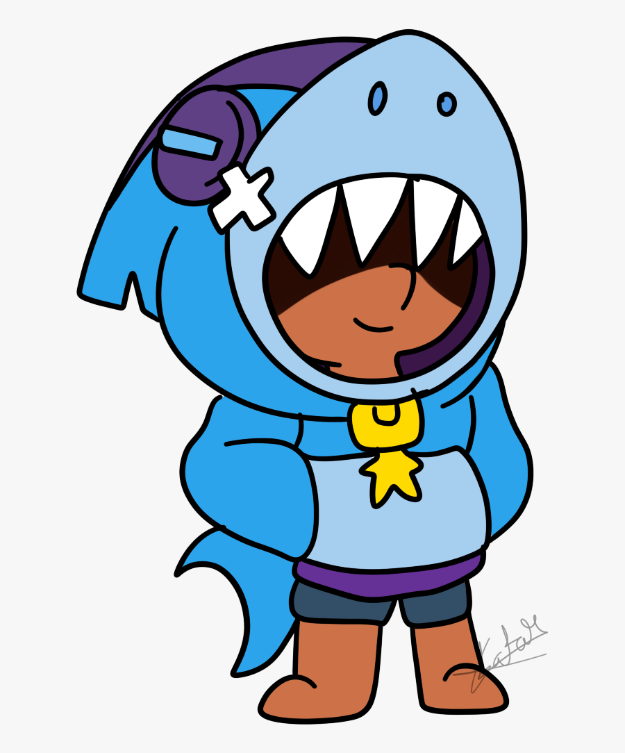 Brawl Stars Leon Shark, Transparent Clipart