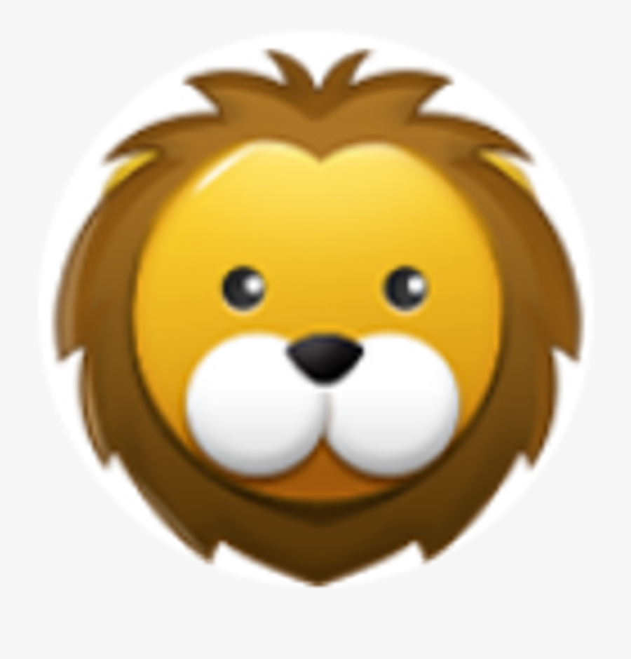 Leon Lion Selva Gato - Lion Emoji Transparent Background, Transparent Clipart