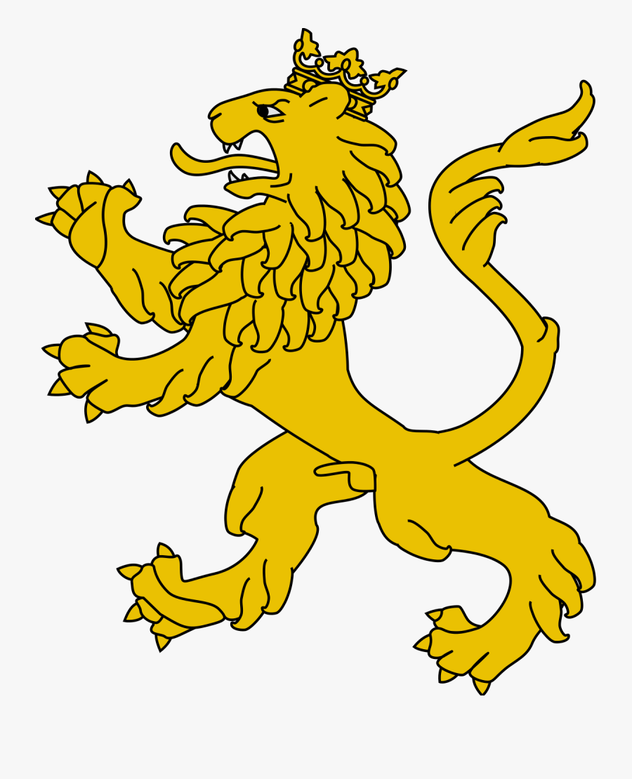 Leon Heraldico Png, Transparent Clipart