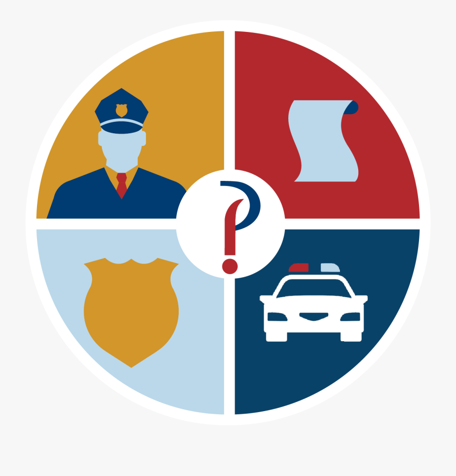 The Silhouettes Of A Cop, Diploma, Badge, And Police, Transparent Clipart