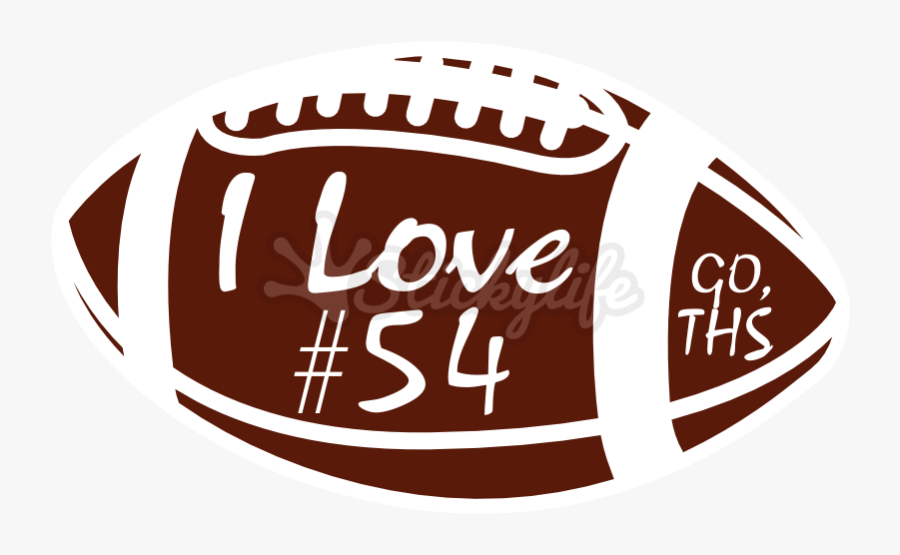 Personalized Football Car Magnet, Transparent Clipart