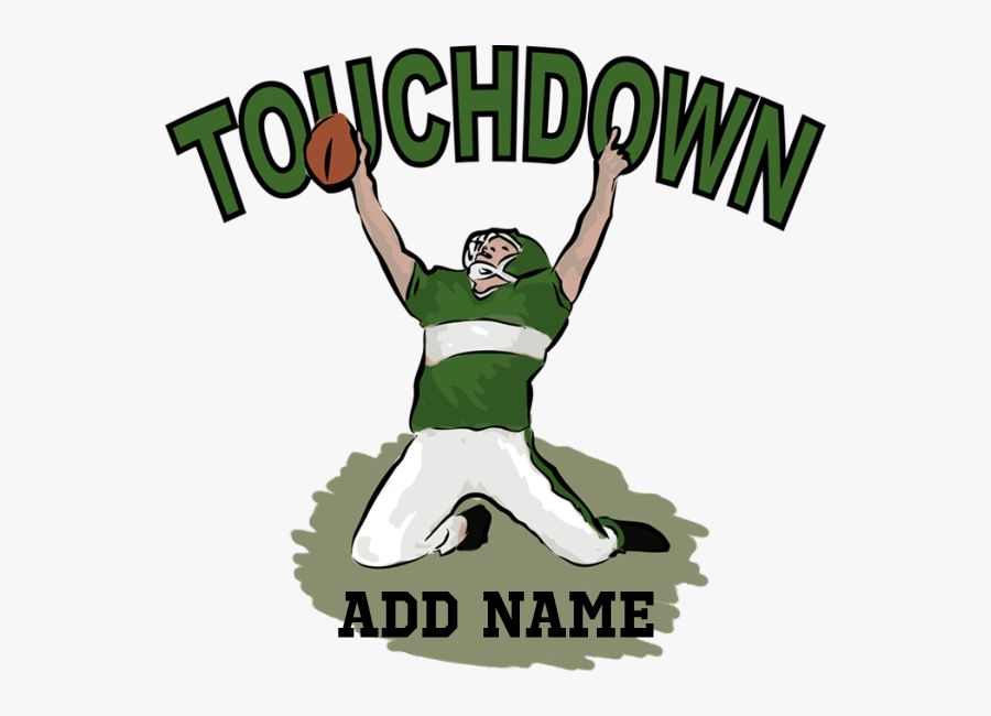 Personalized Grid Iron Footballer Shower Curtain Clipart - Cartoon, Transparent Clipart