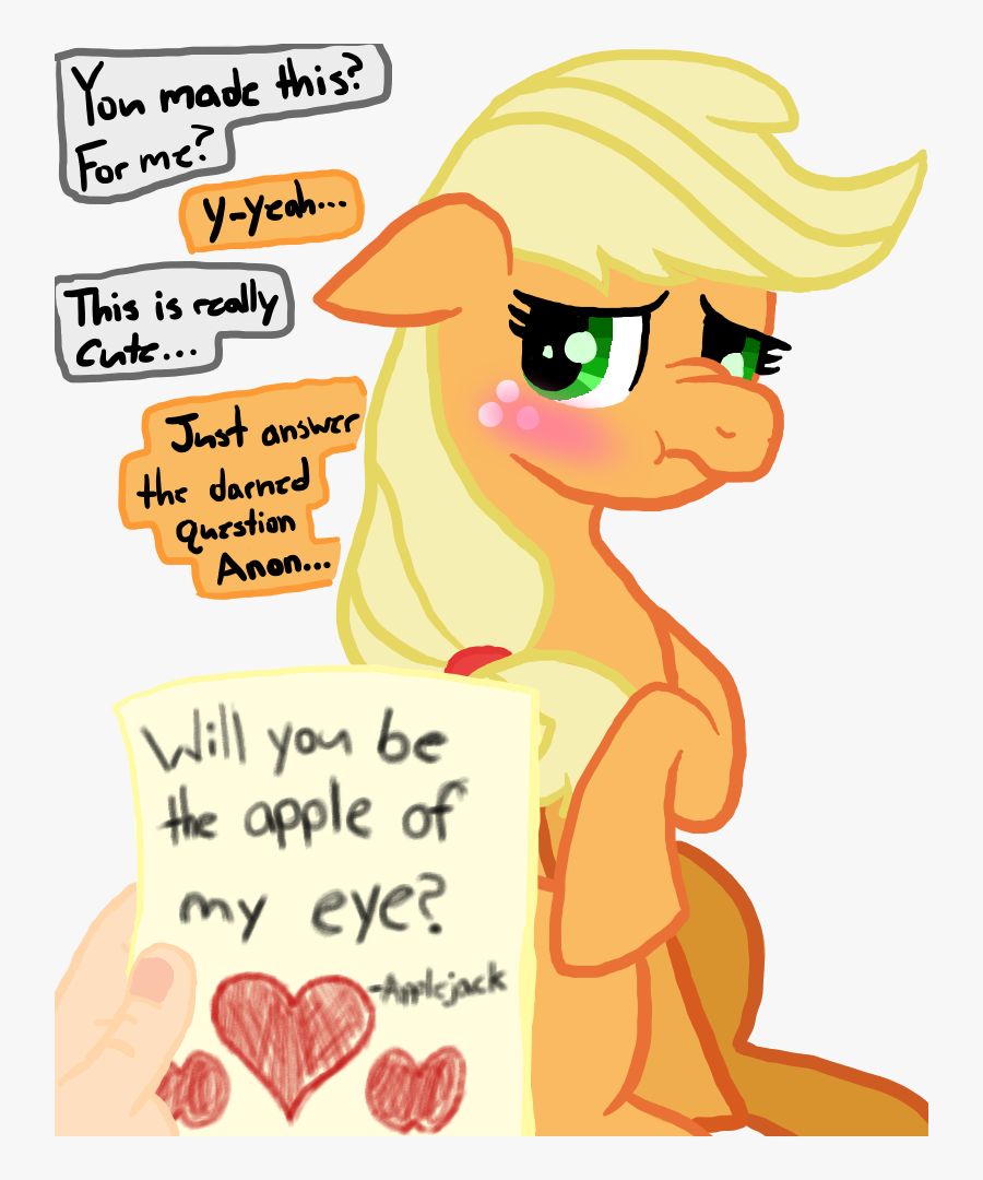 Mlp Applejack And Anon, Transparent Clipart