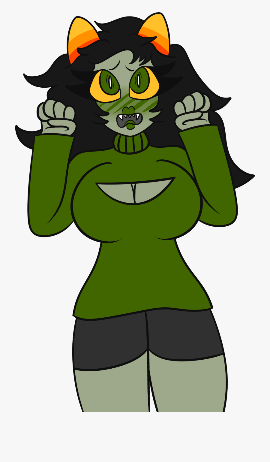 Meulin Embarrassed - Cartoon, Transparent Clipart