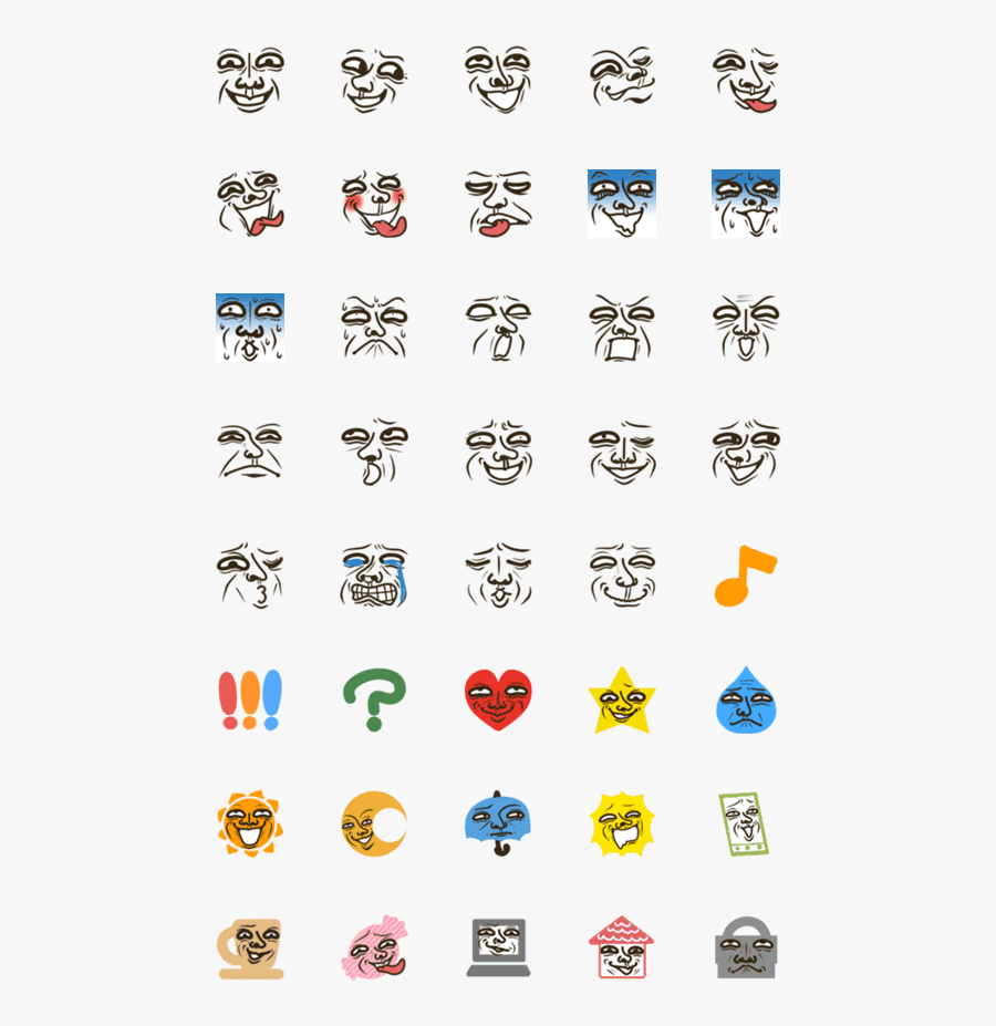 卡 納 赫 拉 表情 貼, Transparent Clipart