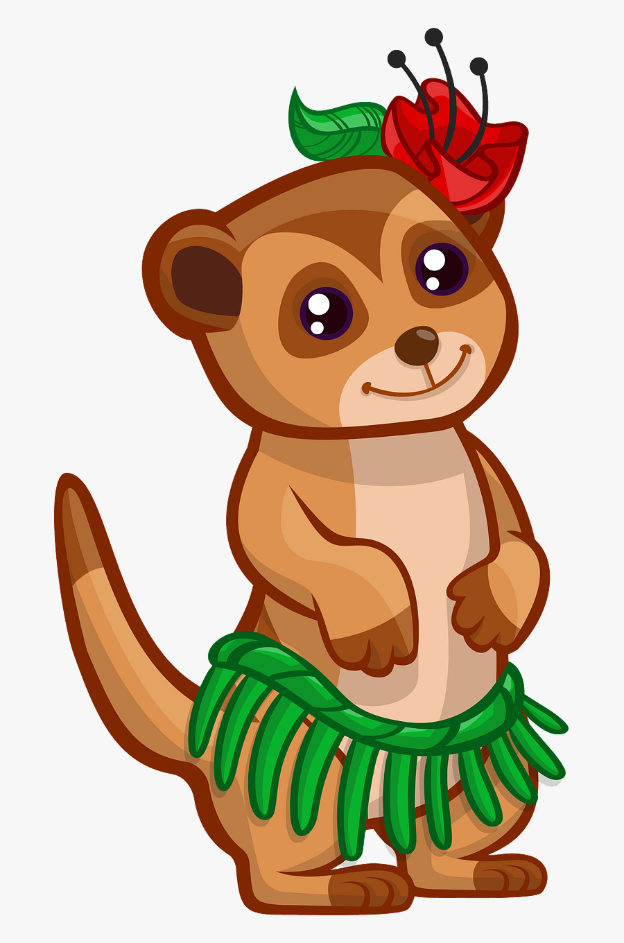 Clipart Cute Meerkat, Transparent Clipart