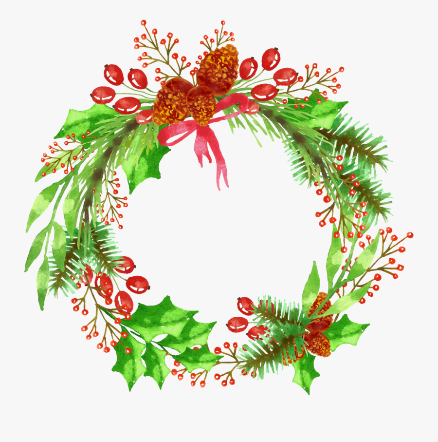 Happy Holidays - Christmas Star Watercolor Vector Freepik, Transparent Clipart