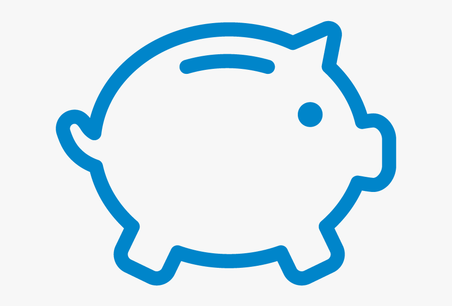Save Solution - Transparent Background Piggy Bank Icon, Transparent Clipart