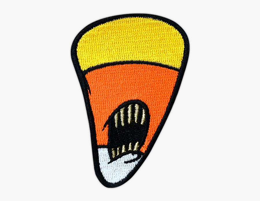 Bitey Corn Embroidered Patch By Seventh, Transparent Clipart