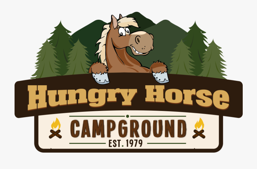 Hungry Horse Campground Logo - Cartoon, Transparent Clipart