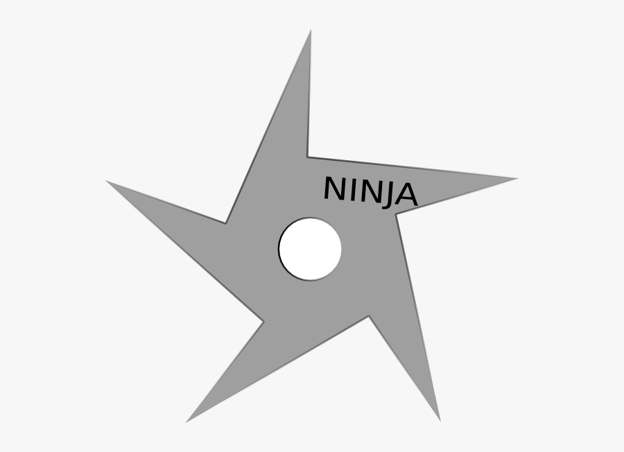 Transparent Primitive Clipart - Ninja Star Template Pdf, Transparent Clipart