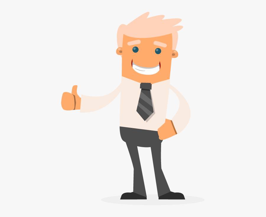 Businessman Gestures A-ok, Transparent Clipart