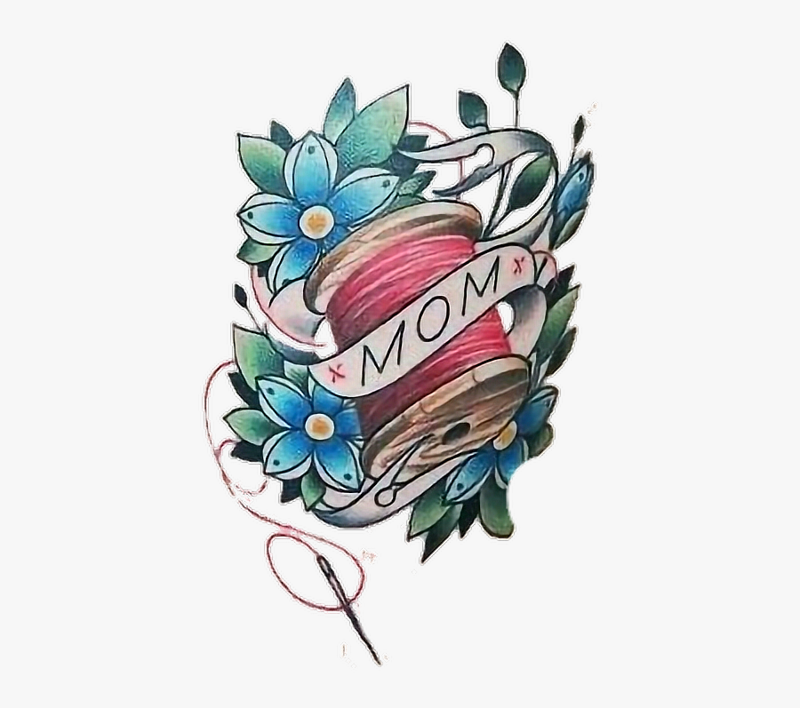 #mom #scissor #tijeras #costura #costume #handmade - Tattoo, Transparent Clipart