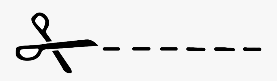 #tijera #corte #punto - Calligraphy, Transparent Clipart