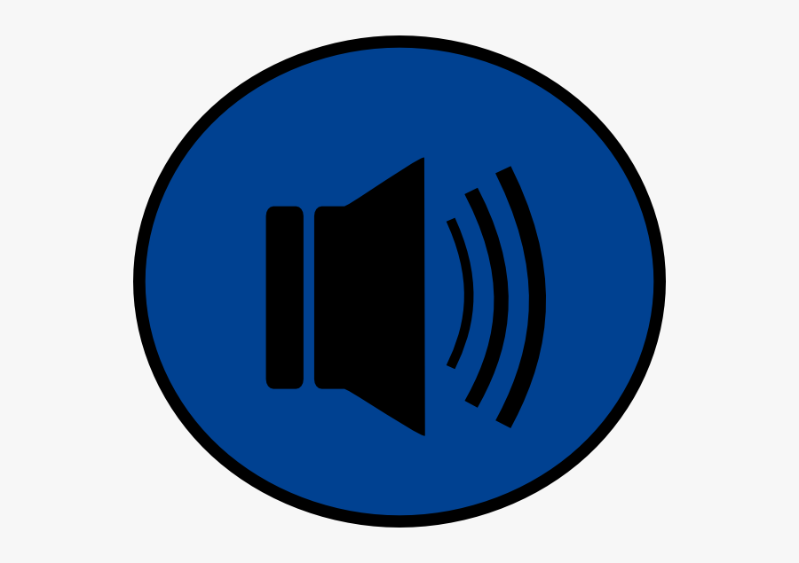 Play Button Svg Clip Arts - Speaker Button Transparent, Transparent Clipart