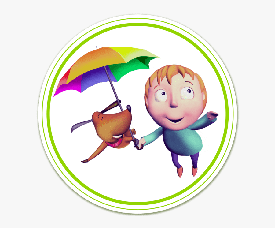 Child And Dog Dr - Soda Can Bottom Transparent, Transparent Clipart